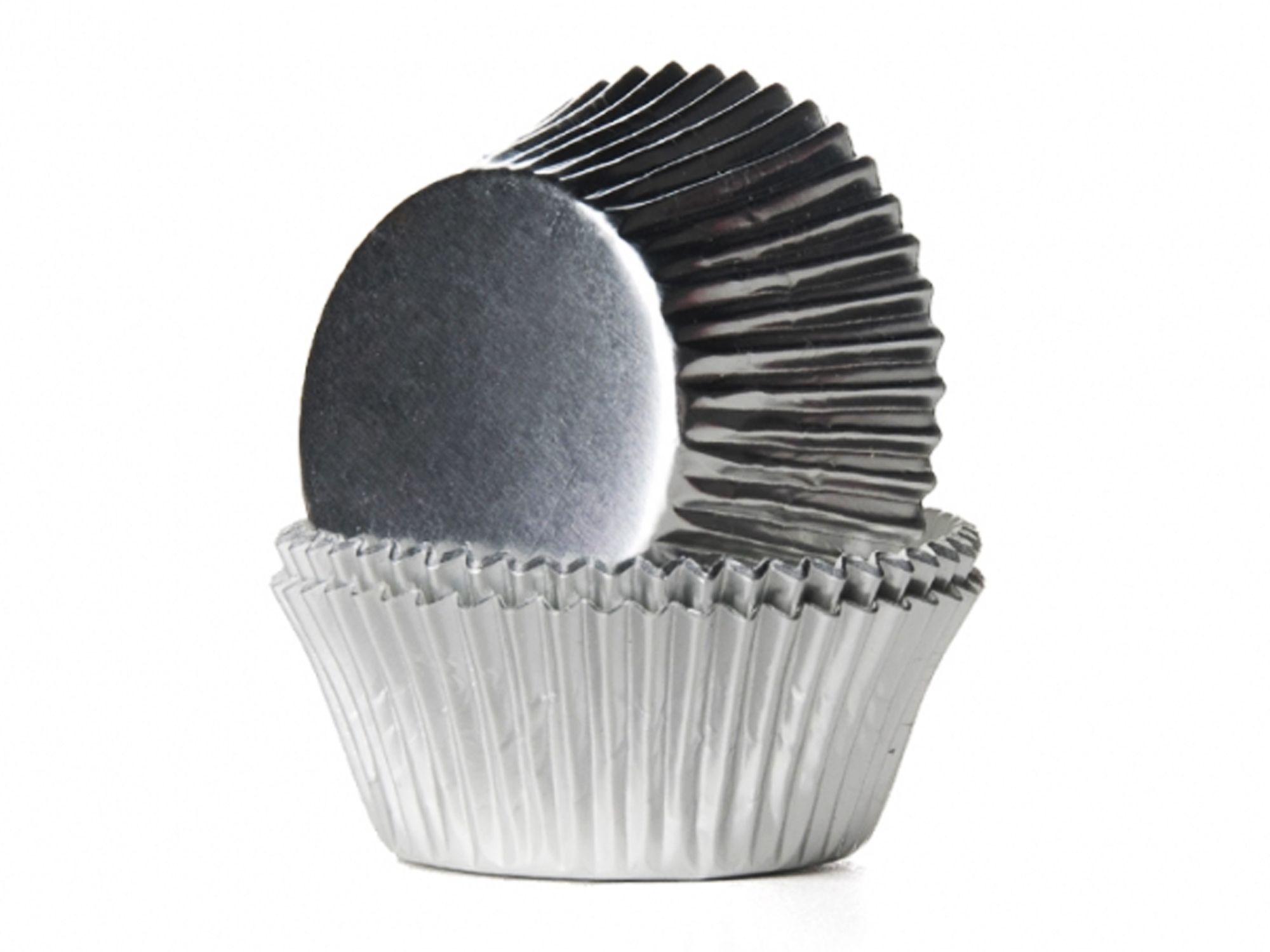 Muffinförmchen Foliert Silber 24 Stk